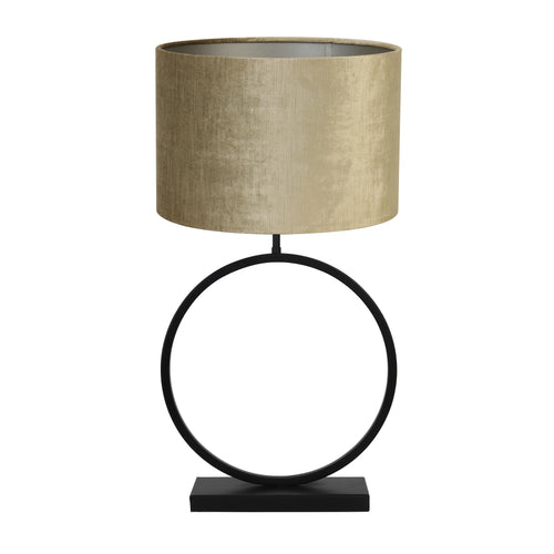 Light & Living tafellamp Liva/Gemstone - zwart, brons - Ø40cm - vtwonen shop