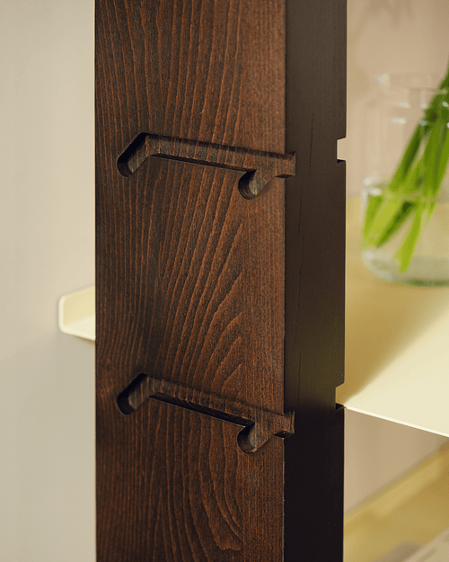noo.ma Ravi modulair wandrek 166 x 35 x 200,5 cm botergeel