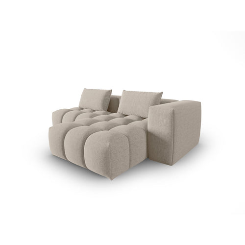 Cosmopolitan Design - Modulaire hoekbank rechts Verona 3-zits, structurele stof zand - 145x205x70cm
