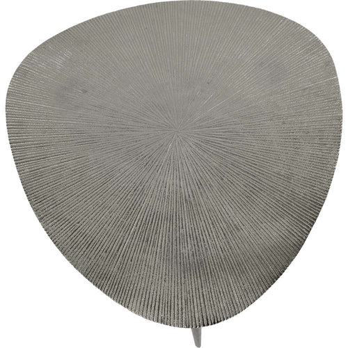 Lesli Living tuintafel Shine - zilver - 42x42x42cm