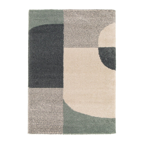 AFK Living vloerkleed Bauhaus - zeer zacht - groen - 120 x 170 cm