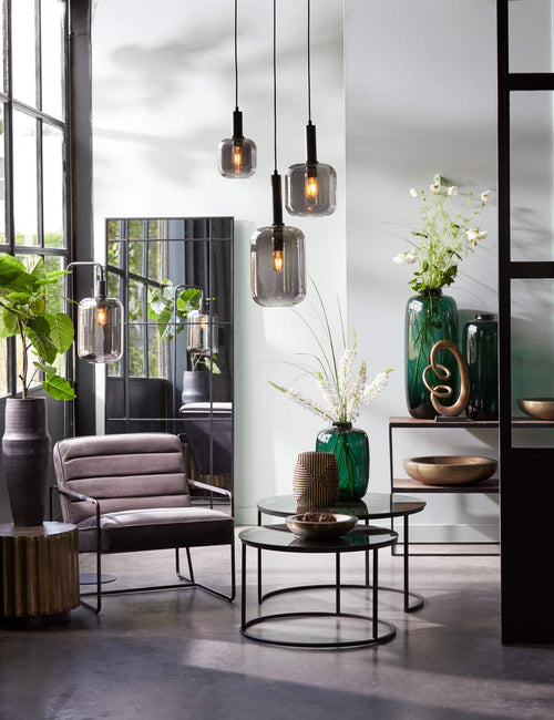 Light & Living vloerlamp Lekar - grijs - 35.5x28x155cm