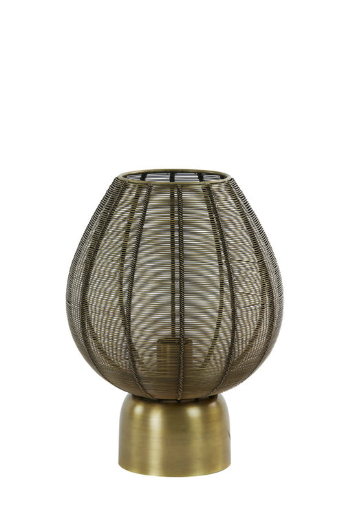 Light & Living tafellamp  - brons - 25x25x34 cm