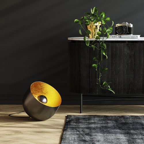 Kare Design tafellamp Apollon Smooth - 35cm - donkergrijs - vtwonen shop