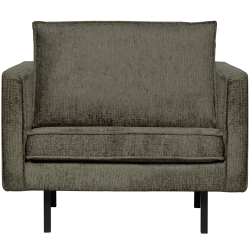 WOOOD fauteuil Rodeo - Structure Velvet - Frost - 85x105x86 - vtwonen shop