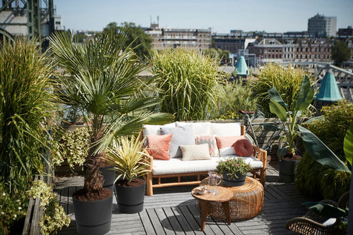 elho greenville rond 40 living black | Bloempot | Geschikt voor binnen & buiten