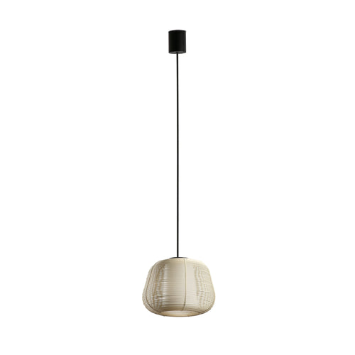 Faro Narita Narita hanglamp voor buiten, beige, E27, IP65