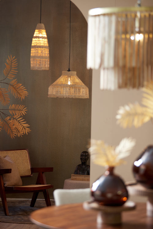 Light & Living hanglamp LATIKA - Ø45x30cm - bruin - vtwonen shop