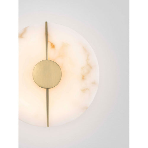 Nova Luce AIDER Geïntegreerde LED-wandlamp, messing goud, LED 12W 694lm 3000K