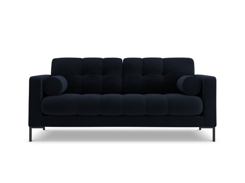 Cosmopolitan Design Bank Bali 2-zits, flueel, donkerblauw - 96x152x75cm