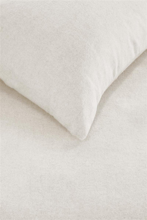 Beddinghouse Frost dekbedovertrek - Effen - Eenpersoons - 140x200/220 cm - Wit