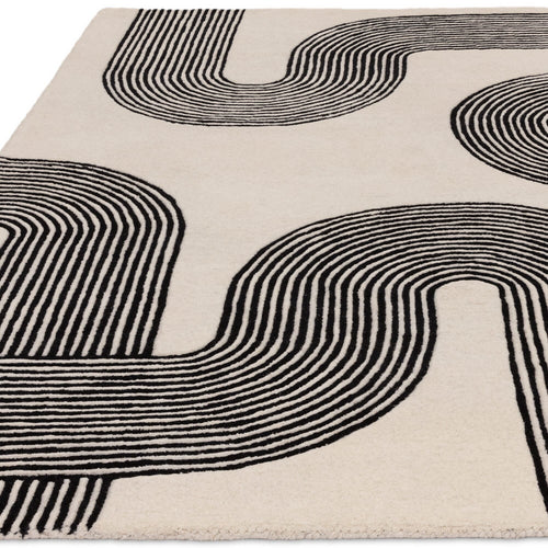Vloerkleed MOMO Rugs Matrix 87 Arches Black 120x170 cm - vtwonen shop