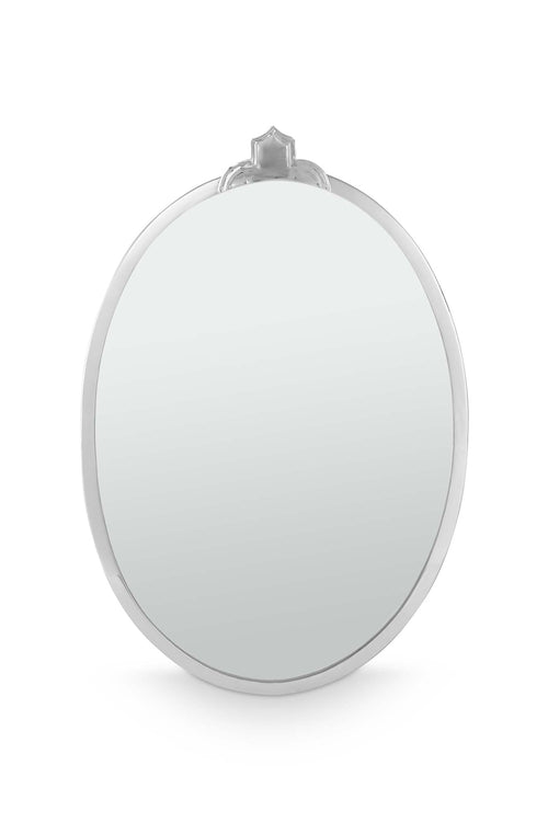 vtwonen Wandspiegel - Ovaal - Zilver - 56x35cm - vtwonen shop