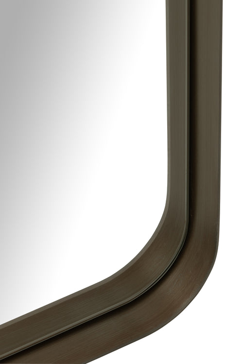 J-Line spiegel Markus - metaal/glas - zwart - small - 160 x 44 cm - vtwonen shop