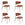 Housecraft Living Claes Eetkamerstoelen Gemêleerd Off-White - Set van 4