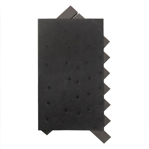 HOME DELUXE - Akoestisch paneel visgraatlook Zwart Eiken 80 x 40 cm - vtwonen shop