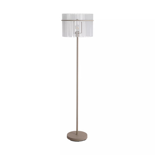 Searchlight vloerlamp Swizzle - 1 lichts - 38  x 152   cm - beige
