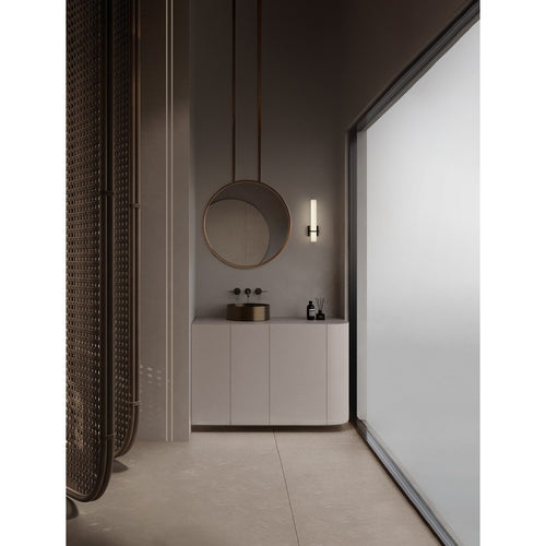 Nova Luce LUCA Badkamerwandlamp Sandy Black LED 15W 1309lm IP44 4000K