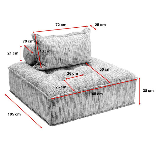 Kare Design Tuinsofa Portofino 2-Zits grijs