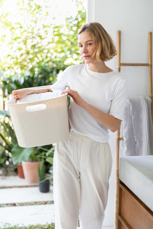 Curver Softex Wasmand - 45 liter - 57x37x27cm - Beige - vtwonen shop