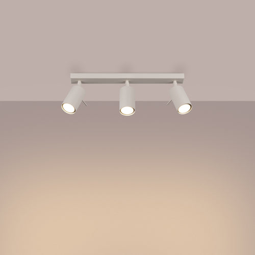 Sollux Lighting Plafondlamp RING 3L beige - 45x6x17cm