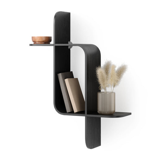 Umbra wandplank Montage - 64 x 48 x 16 cm - Zwart