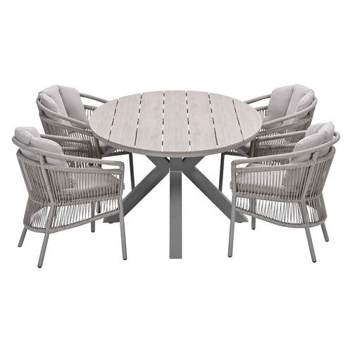 Garden Impressions tuinset Sorong - Tulli - taupe - 220x115 cm - 7-delig - vtwonen shop