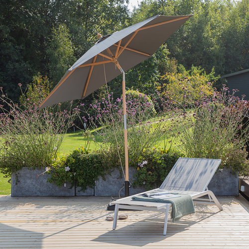 Nest outdoor Edit verstelbare parasol grijs -  Ø 2,5 meter - vtwonen shop