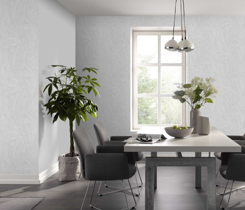 Erismann behang bladeren grijs - 53 cm x 10.05 m - 662414 - vtwonen shop