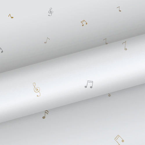 Sanders & Sanders behang muzieknoten wit en meerkleurig - 53 cm x 10 m - 640444 - vtwonen shop