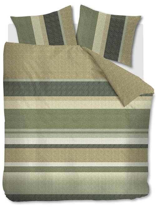 Beddengoedset, 135 x 200 cm, crèmewit, geel, effen dekbedovertrek met Beddengoedset, 135 x 200 cm, crèmewit, geel, effen dekbedovertrek met
