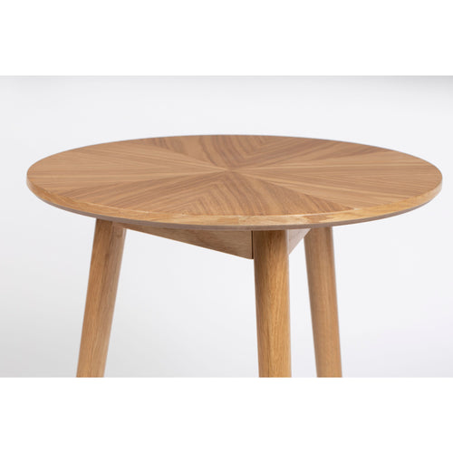 Housecraft Living Fabio Bijzettafel Rond Hout 50x50 cm Naturel - vtwonen shop