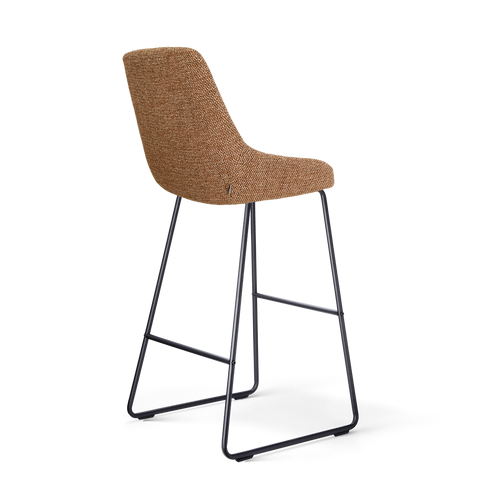 Nolon Nino-Isa barkruk bruin blend - zwart onderstel - 75 cm