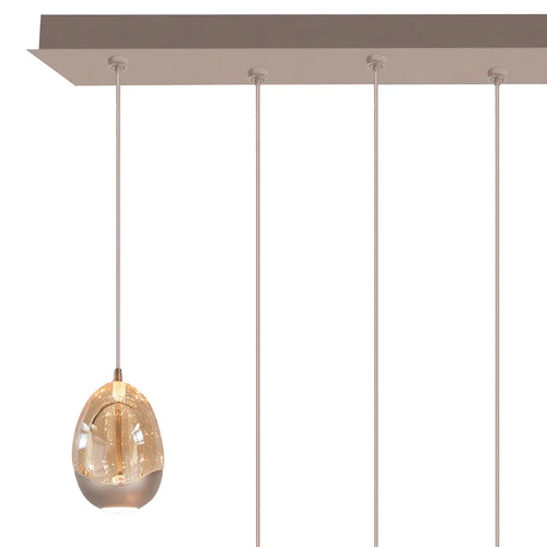 Highlight hanglamp Egg - 8 lichts - 115  x 155   cm - champagne