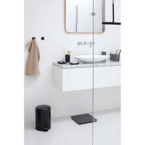 Brabantia Badkameraccessoires ReNew - set van 3 - dark grey - vtwonen shop