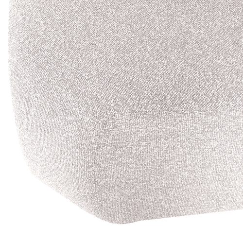 WOOOD hoekelement rond Mojo Base - Bouclé - Ecru Melange - 74x110x110