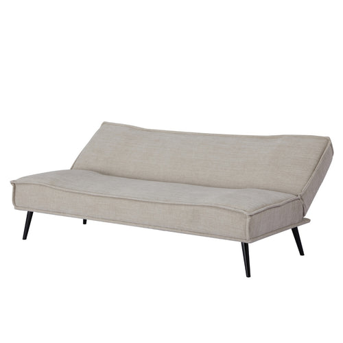 Giga Meubel Slaapbank Mali - Beige Stof - 181x83x81cm