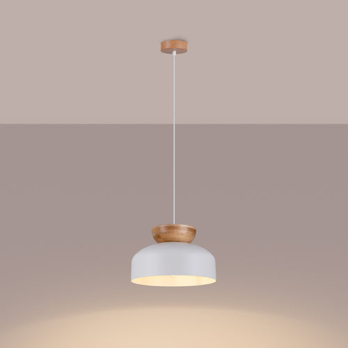 Sollux Lighting Hanglamp MARION wit - 29,5x29,5x130cm