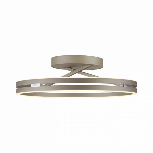 Neuhaus PURE plafondlamp Loop - 2 lichts - 60  x 17.8   cm - champagne