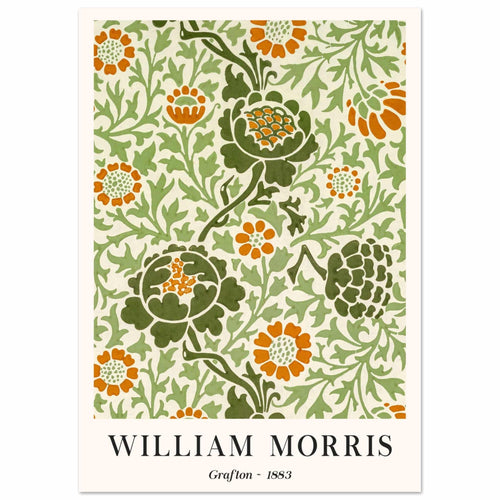 Artfulprints  William Morris - Grafton 1883   poster A4 21x29.7 cm - vtwonen shop