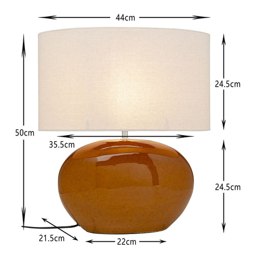Kare Design Tafellamp Beo oranje