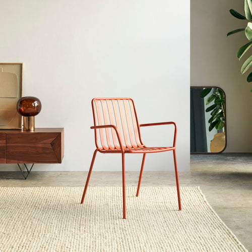 Tikamoon Oranje metalen fauteuil - Oranje - vtwonen shop