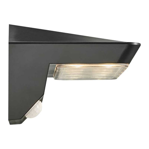 Nordlux Agena Wandlamp buiten - Sensor & Solar - LED - 3000K - IP44 - Zwart - vtwonen shop