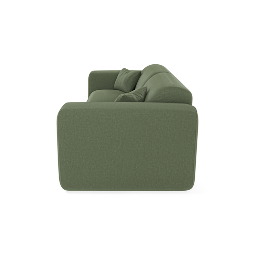 Sia Home - Rechte slaapbanken MYRA - Geweven stof - Olijfgroen - 214cm - vtwonen shop