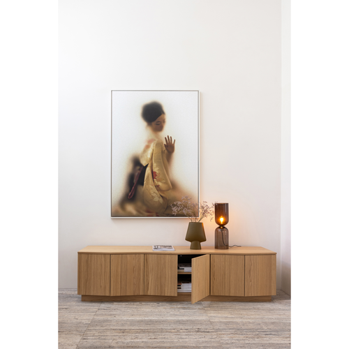 WOOOD tv-meubel 200 cm Zuma - Eiken (fsc) - Transparant - 52x200x45 cm - vtwonen shop