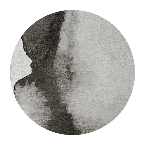 Ecorugs vloerkleed Black Shadow - zwart - 140x140cm
