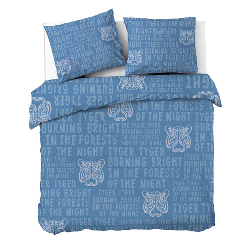 Dindi Home - Dekbedovertrek Wild Fairytales - 200x220 cm - Blauw - vtwonen shop