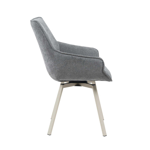 Starfurn  eetkamerstoel Mees - grijs - 62,5x57x86,5cm - vtwonen shop