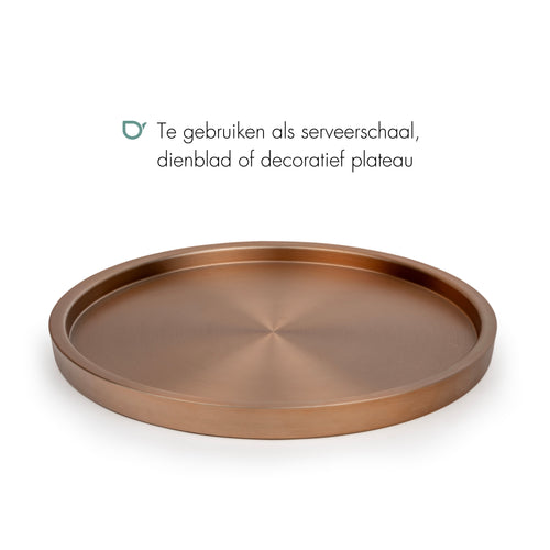 Bredemeijer - Dienblad Lara brons staal - vtwonen shop