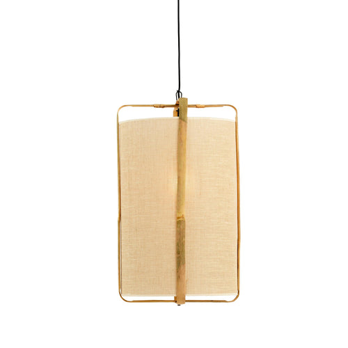 Light & Living hanglamp Sendai - zand - Ø42cm - vtwonen shop